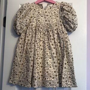 Noralee Floral Cream Kids Dress